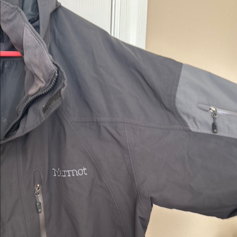 Marmot Black And Gray Performance Jacket Weather-… - image 2